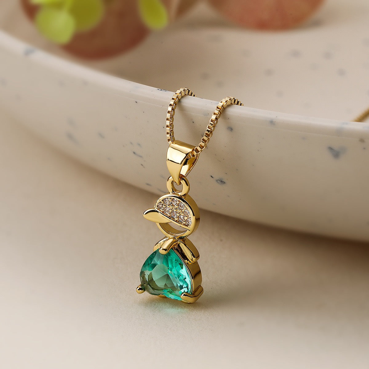 Sweetheart Boy & Girl Crystal Necklace